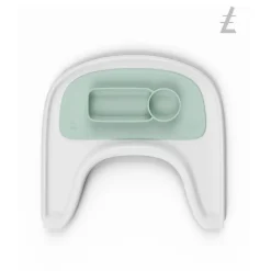 Pack chaise haute tripp trapp avec son baby set et sa tablette blanc