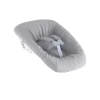 Pack chaise haute tripp trapp hêtre naturel + newborn set gris