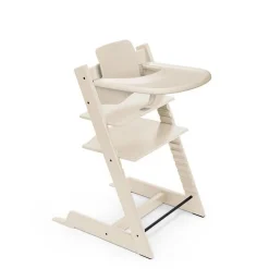 Pack chaise haute tripp trapp avec son baby set et sa tablette vanilla white