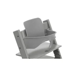 Pack chaise haute tripp trapp et son baby set gris tempête