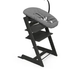Pack chaise haute tripp trapp avec son newborn set et son baby set black