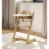 Pack chaise haute tripp trapp avec son baby set et sa tablette noir