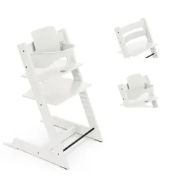 Pack chaise haute tripp trapp et son baby set blanc
