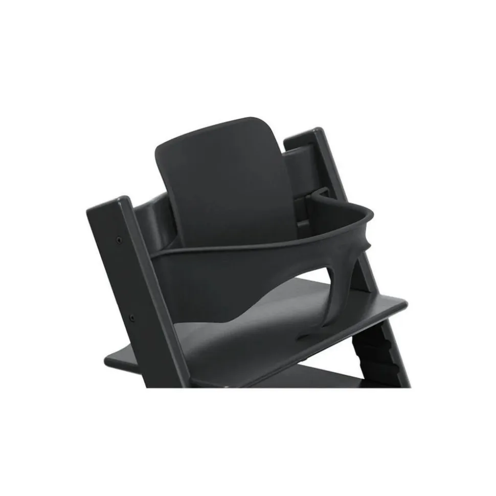 Pack chaise haute tripp trapp et son baby set noir