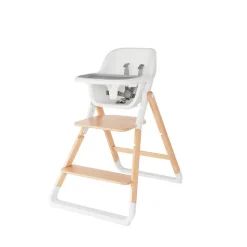 Pack chaise haute évolutive evolve + siège bébé bois naturel