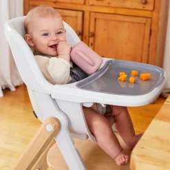 Pack chaise haute évolutive evolve + siège bébé bois naturel