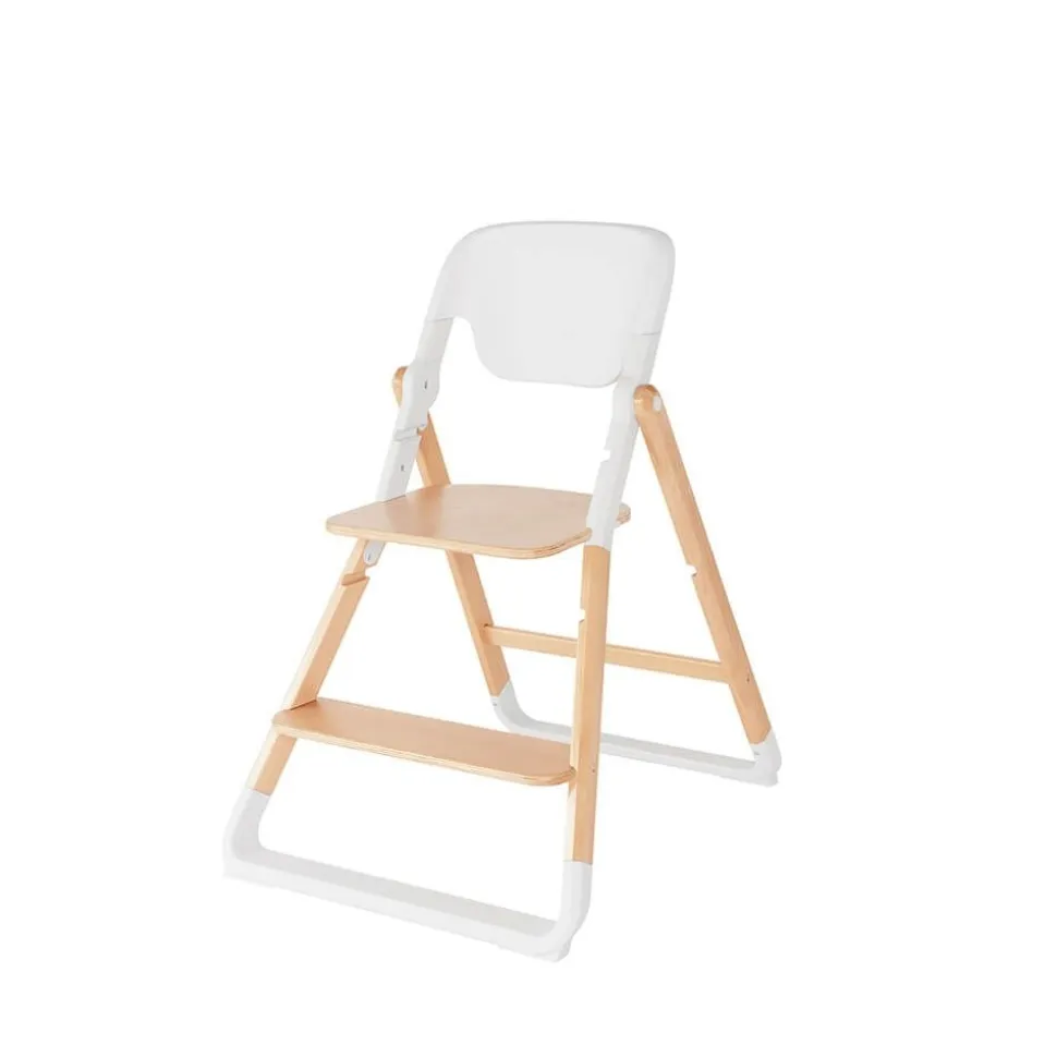 Pack chaise haute évolutive evolve + siège bébé bois naturel