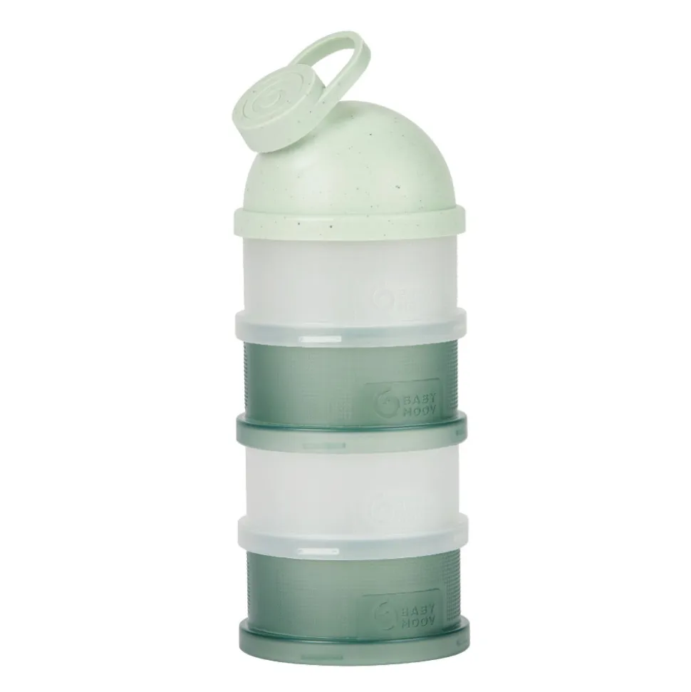 Pack chauffe biberon nomade moov and feed vert sauge + boîte doseuse babydose