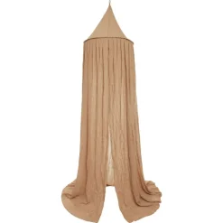 Pack ciel de lit vintage 245 cm biscuit + flèche de lit messing gold