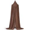 Pack ciel de lit vintage 245 cm chestnut + flèche de lit blanche