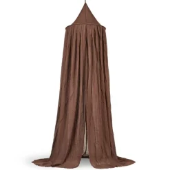 Pack ciel de lit vintage 245 cm chestnut + flèche de lit messing gold