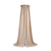 Pack ciel de lit vintage 155 cm nougat + flèche de lit blanche