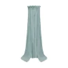 Pack ciel de lit vintage 155 cm sea green + flèche de lit blanche