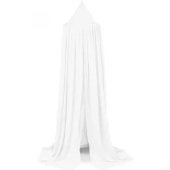 Pack ciel de lit vintage 245 cm white + flèche de lit blanche