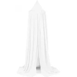 Pack ciel de lit vintage 245 cm white + flèche de lit messing gold
