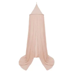 Pack ciel de lit vintage 245 cm wild rose + flèche de lit messing gold