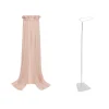 Pack ciel de lit vintage 155 cm wild rose + flèche de lit blanche