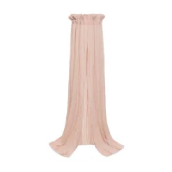 Pack ciel de lit vintage 155 cm wild rose + flèche de lit blanche