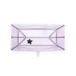 Pack complet baignoire flexi bath lavande + support + transat nouveau-né