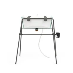 Pack complet baignoire flexi bath blanche + support + transat nouveau-né