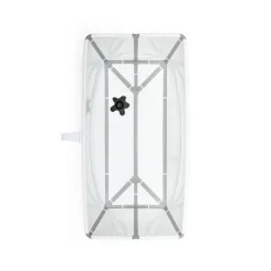 Pack complet baignoire flexi bath blanche + support + transat nouveau-né