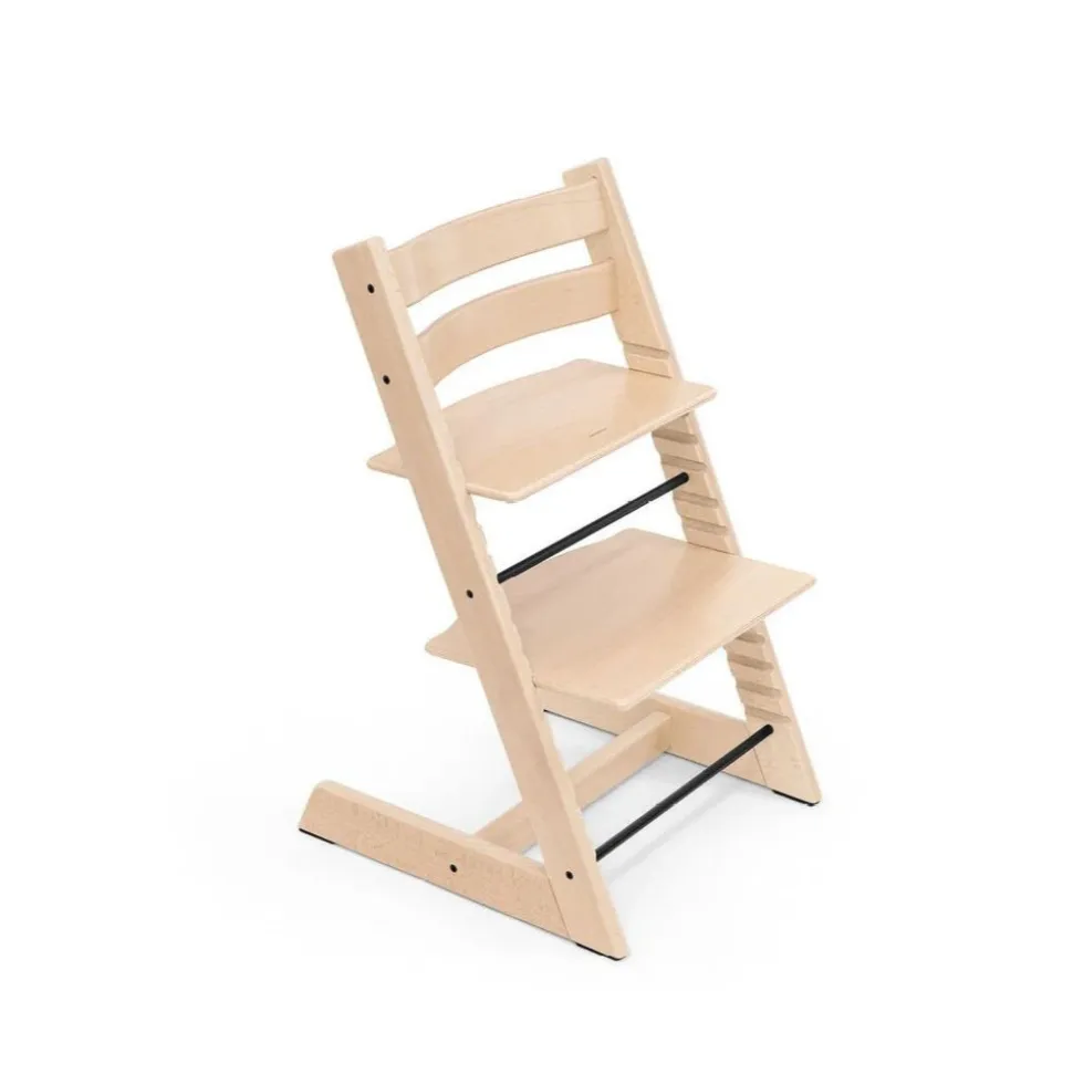 Pack complet chaise haute tripp trapp naturel + newborn set + tablette (harnais et baby set offert)