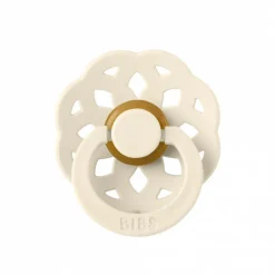 Pack de 2 sucettes bohème caoutchouc 0-6 mois ivory et sage
