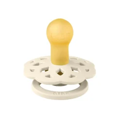 Pack de 2 sucettes bohème caoutchouc 0-6 mois ivory et blossom