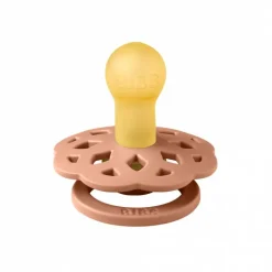 Pack de 2 sucettes bohème caoutchouc 0-6 mois vanilla et peach
