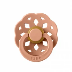 Pack de 2 sucettes bohème caoutchouc 0-6 mois vanilla et peach