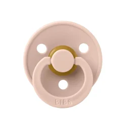Pack de 2 sucettes colour caoutchouc symétrique 0-6 mois ivory et blush