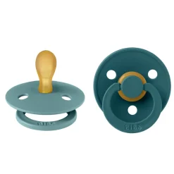 Pack de 2 sucettes colour caoutchouc symétrique 6 mois+ island sea et forest lake