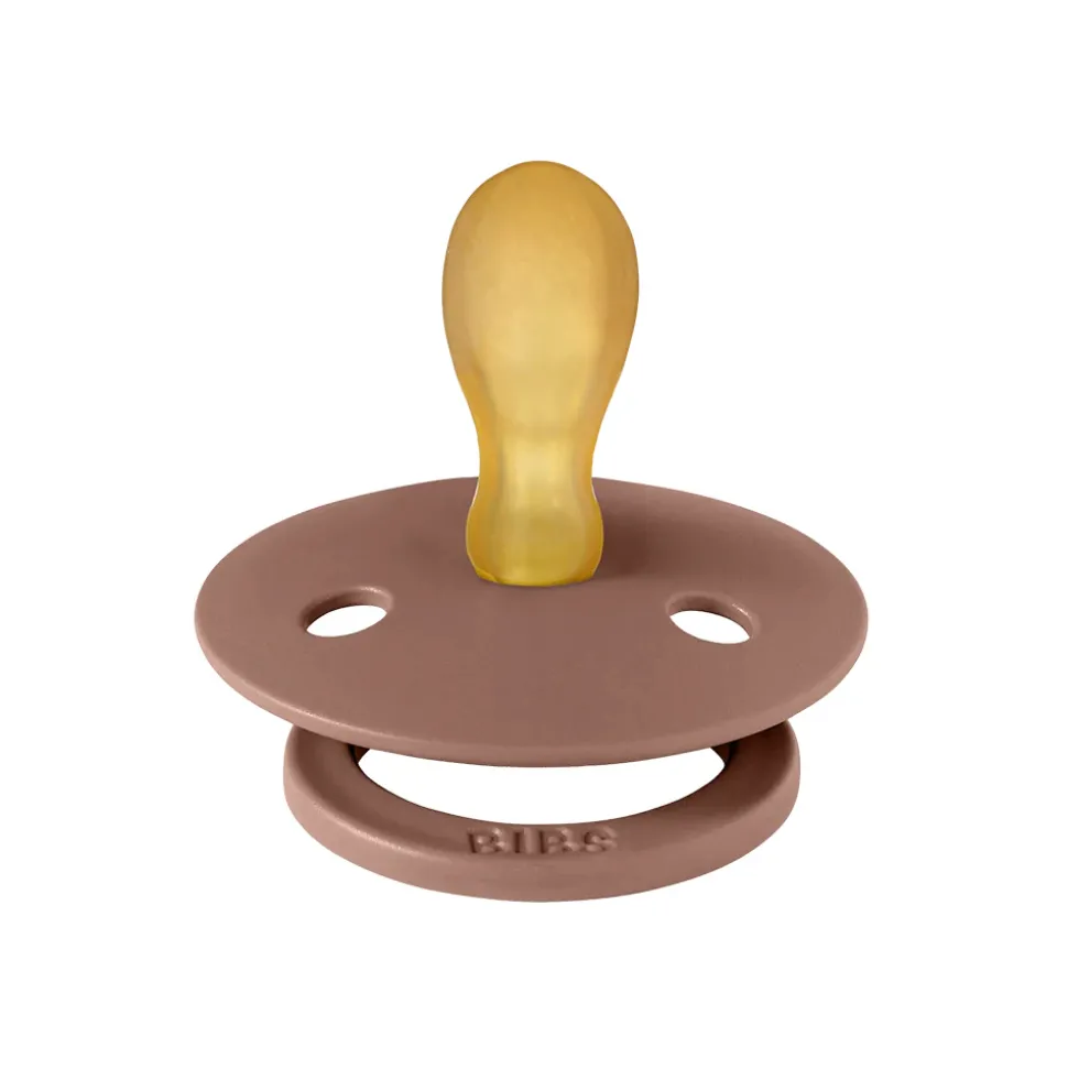 Pack de 2 sucettes colour caoutchouc symétrique 0-6 mois woodchuck et blush