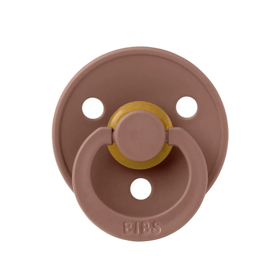 Pack de 2 sucettes colour caoutchouc symétrique 0-6 mois woodchuck et blush