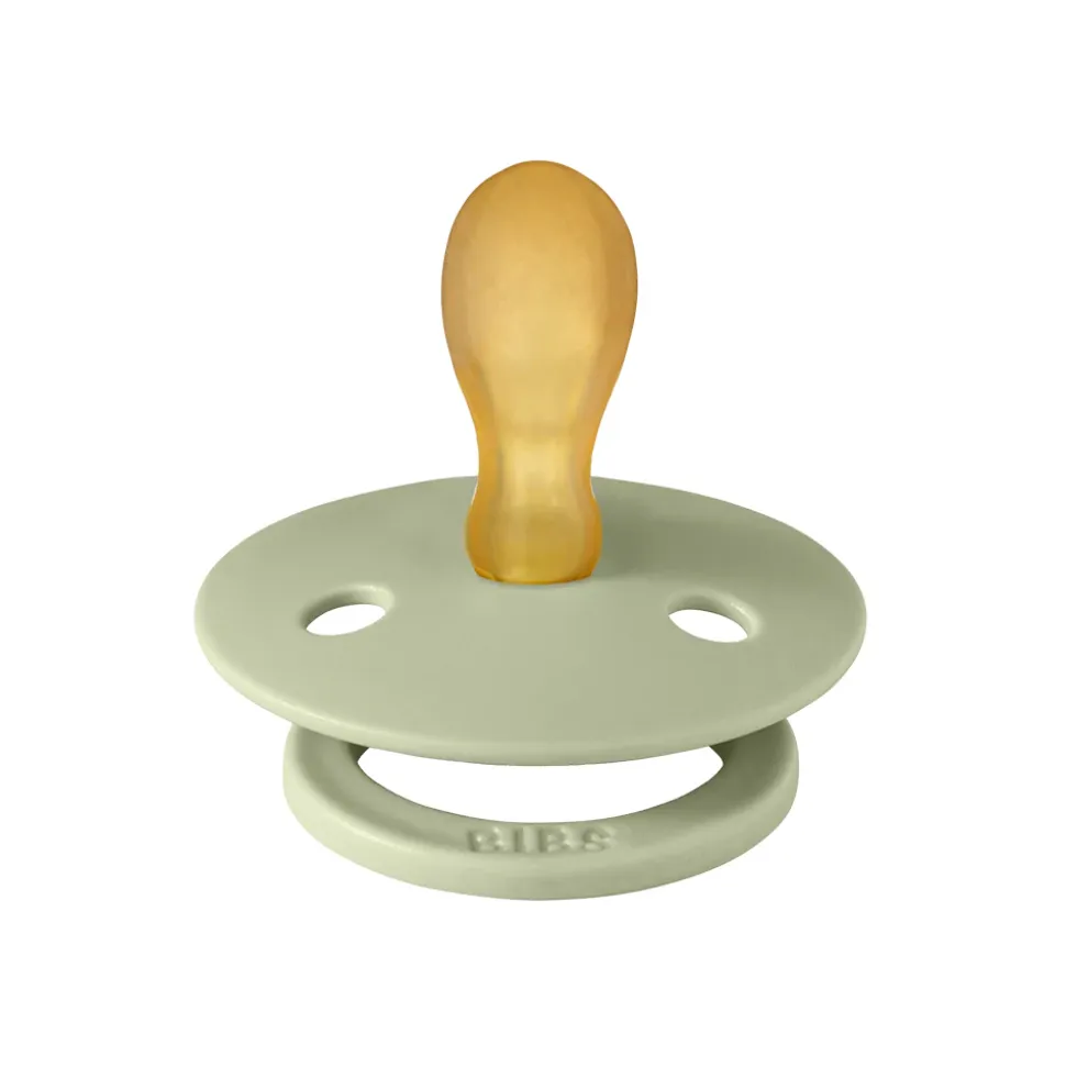 Pack de 2 sucettes colour caoutchouc symétrique 6 mois+ ivory et sage