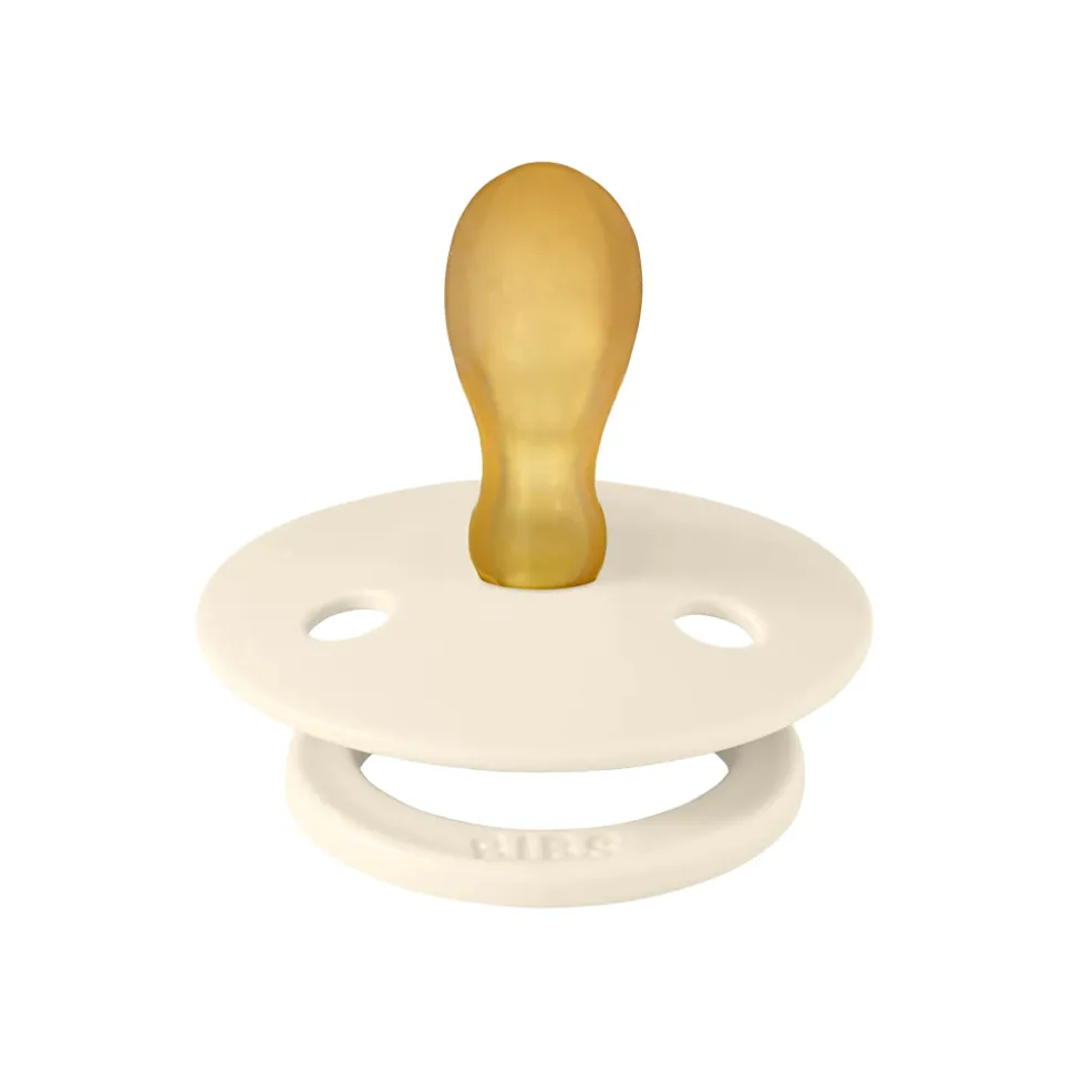 Pack de 2 sucettes colour caoutchouc symétrique 6 mois+ ivory et sage
