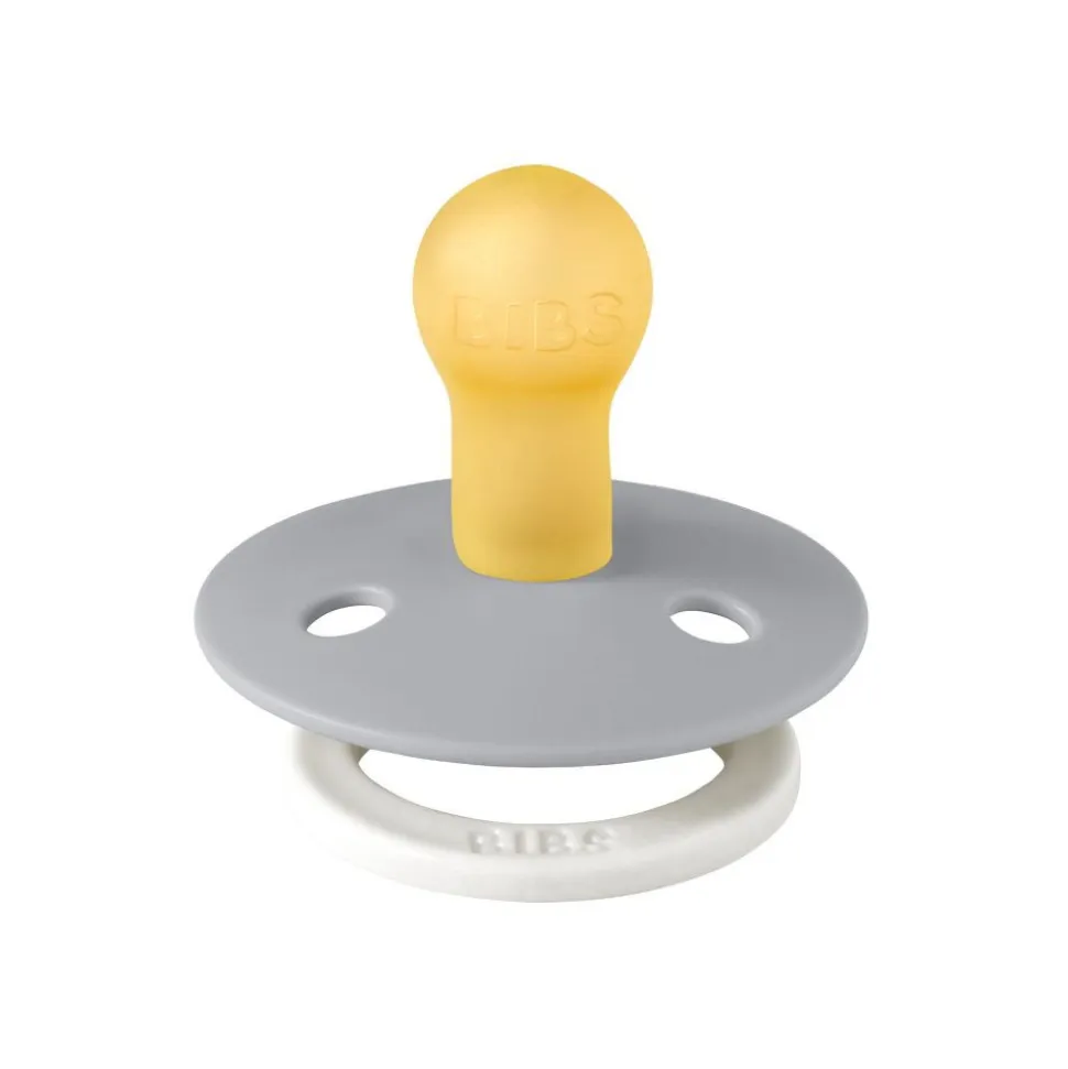 Pack de 2 sucettes colour caoutchouc phosphorescente 0-6 mois sage et cloud