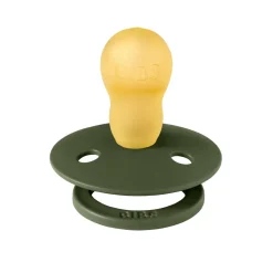 Pack de 2 sucettes colour caoutchouc 18 mois+ sage et hunter green
