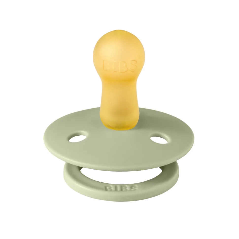 Pack de 2 sucettes colour caoutchouc 6 mois+ ivory et sage