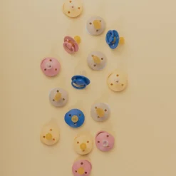 Pack de 2 sucettes colour caoutchouc 6 mois+ ivory et sage