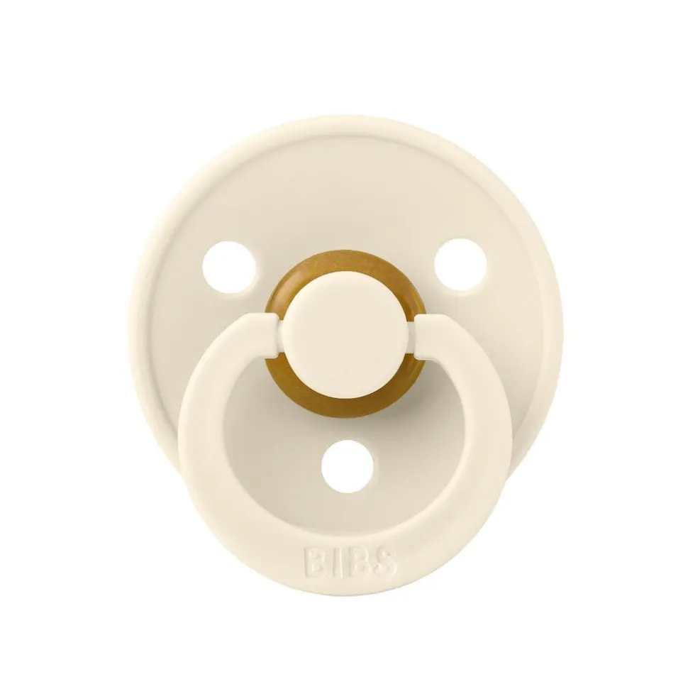 Pack de 2 sucettes colour caoutchouc 0-6 mois ivory et sage