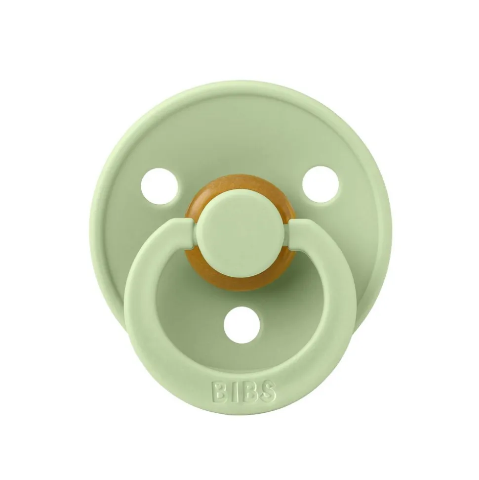 Pack de 2 sucettes colour caoutchouc 0-6 mois ivory et sage
