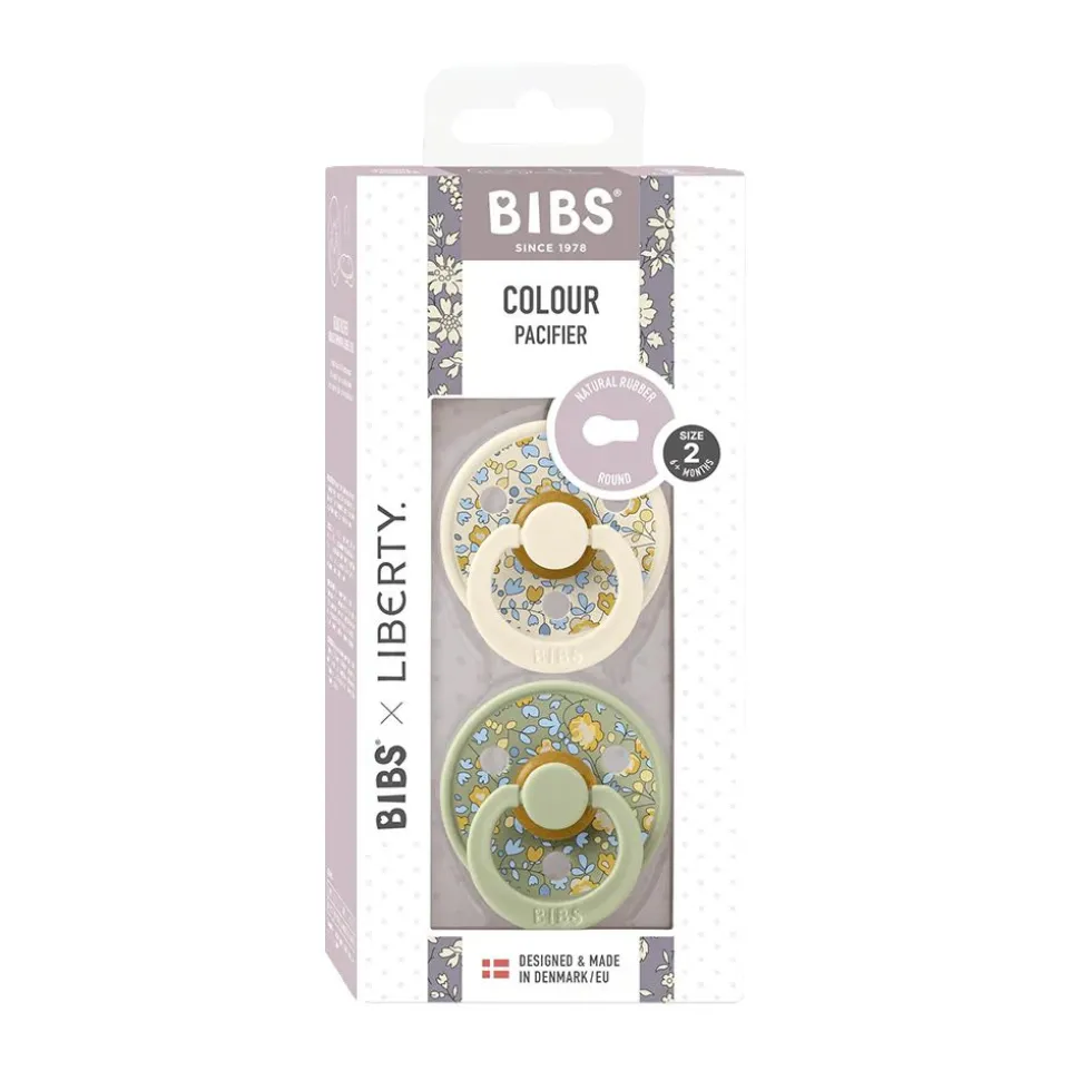 Pack de 2 sucettes colour liberty 0-6 mois