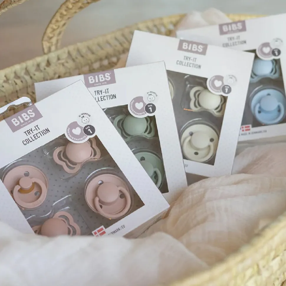 Pack de 4 sucettes try-it sage