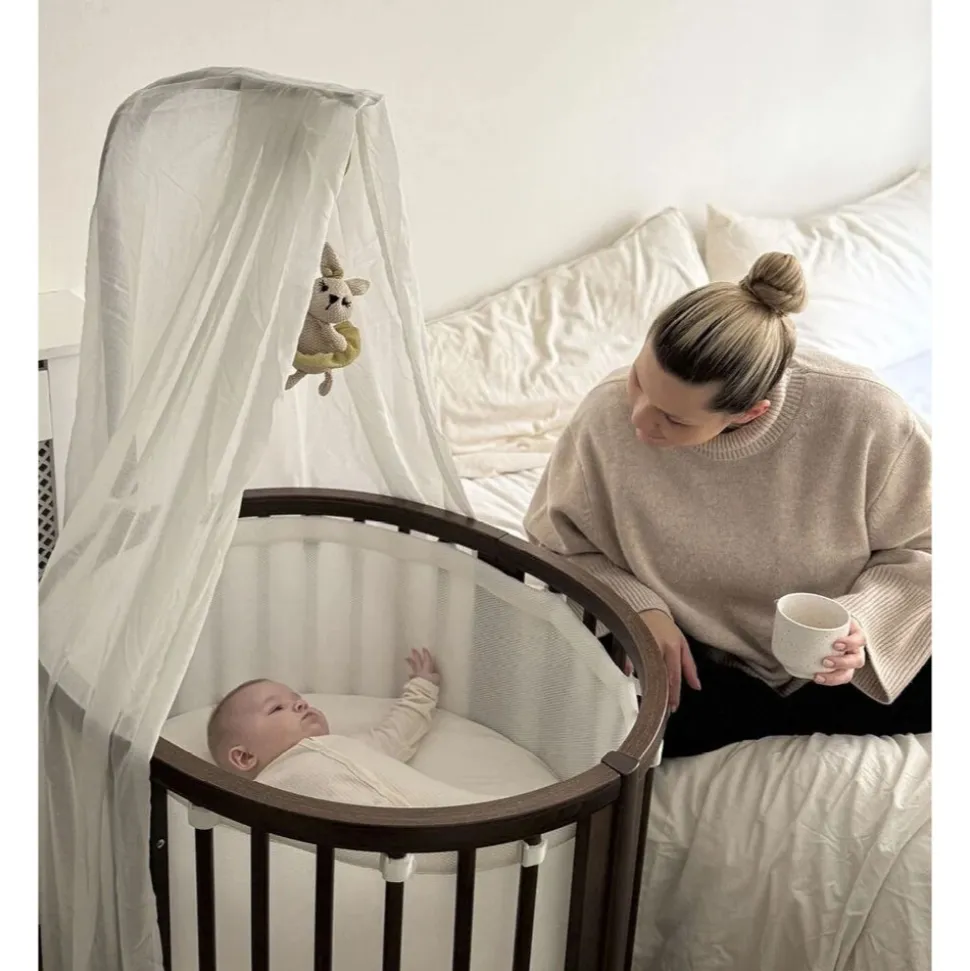 Pack duo berceau sleepi + matelas - warm brown