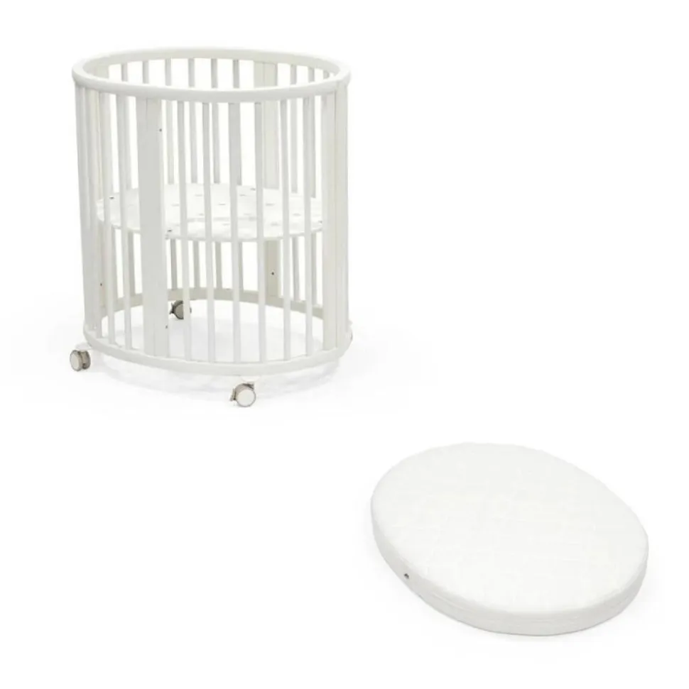 Pack duo berceau sleepi + matelas - blanc