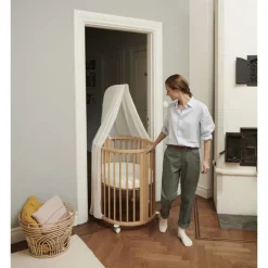 Pack duo berceau sleepi + matelas - naturel