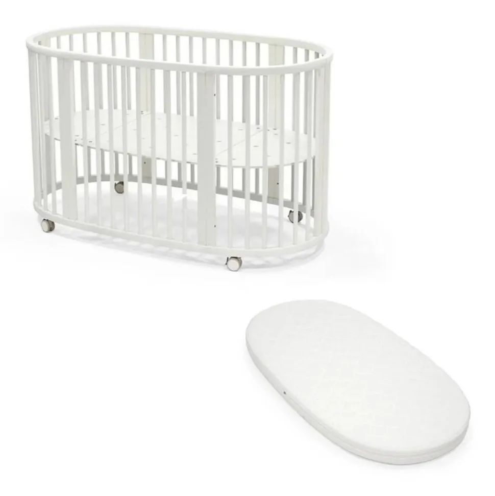Pack duo lit sleepi + matelas - blanc