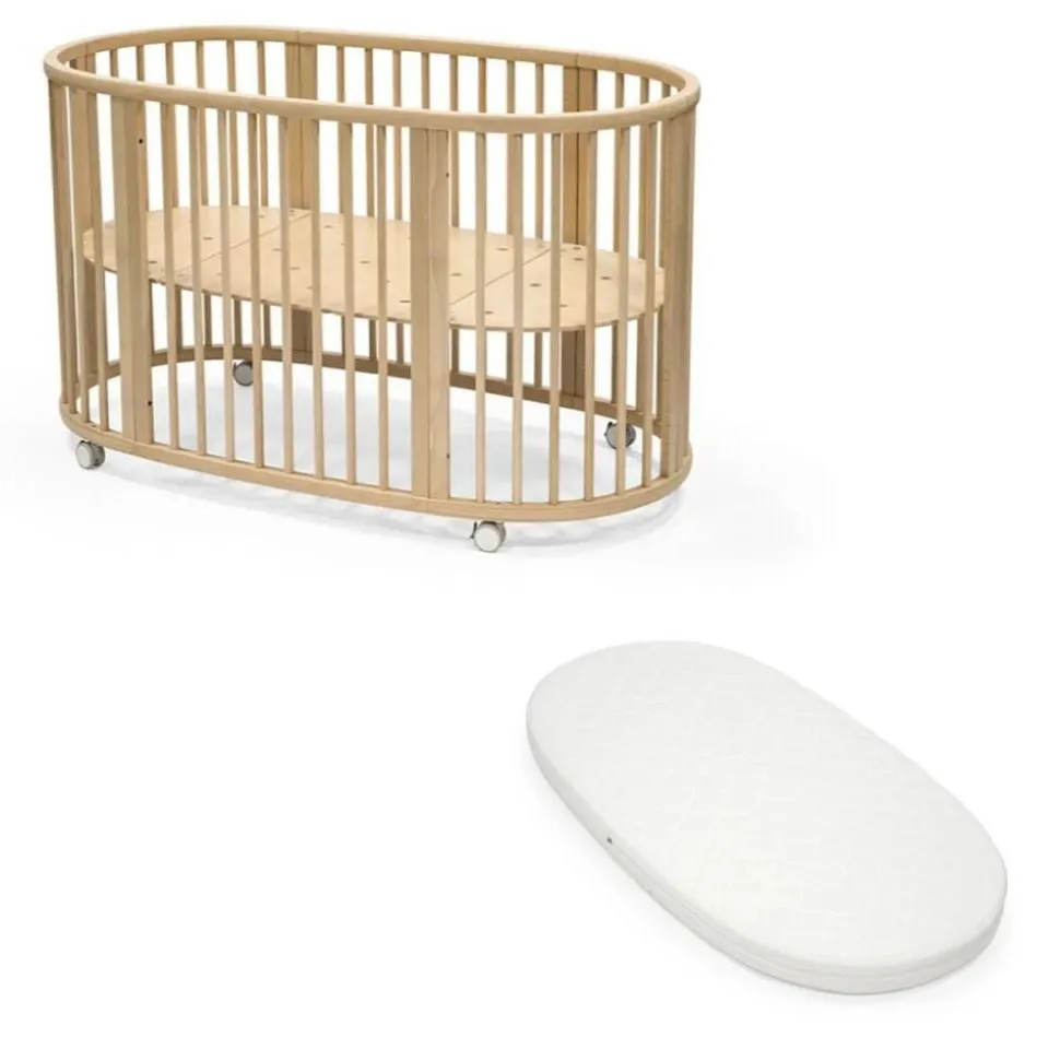 Pack duo lit sleepi + matelas - naturel