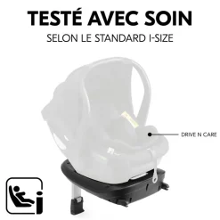 Pack duo poussette compacte travel n care olive + siège auto drive n care avec adaptateurs & base drive n care